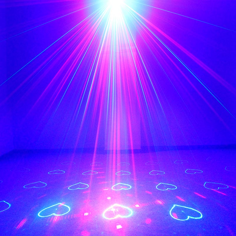 wedding party laser light