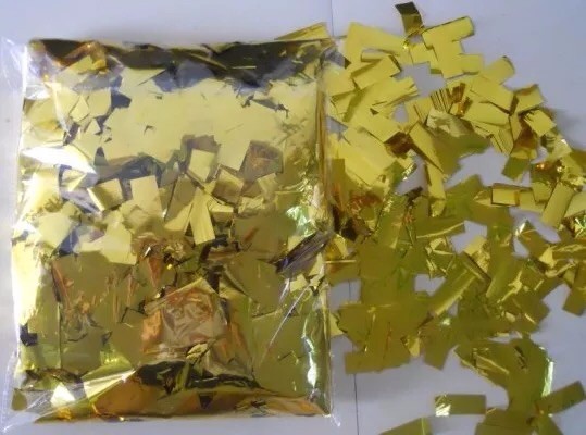 Golden confetti 1