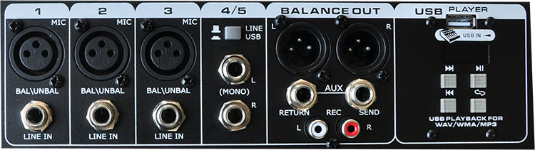 PT5-USB  14  audio mixer