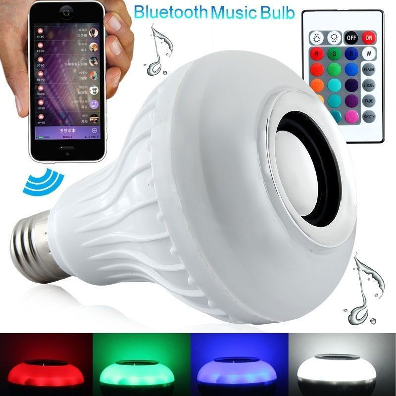 Wireless 12W Power E27 LED rgb Bluetooth Speaker Bulb Light Lamp Music Playing03