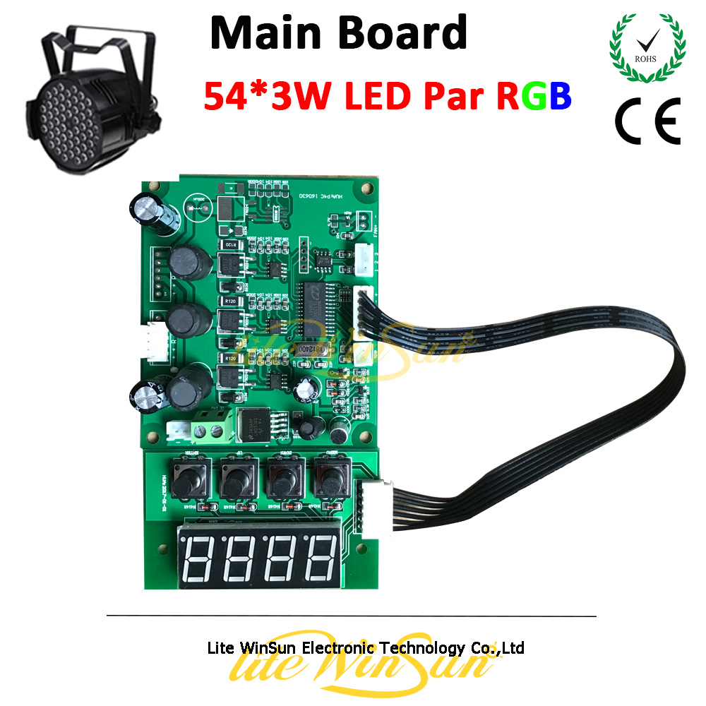 Litewinsune Outdoor LED Par Can Tri Color Quad Color RGBW 54x3W Par 18x3W Par LED Mainboard Display Board (1)