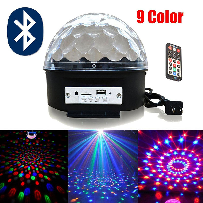 Crystal Bluetooth Led Magic Ball Light Stage Lighting Disco Laser Light Led Stage Lamp Sound Control Christmas Laser Projector (3)