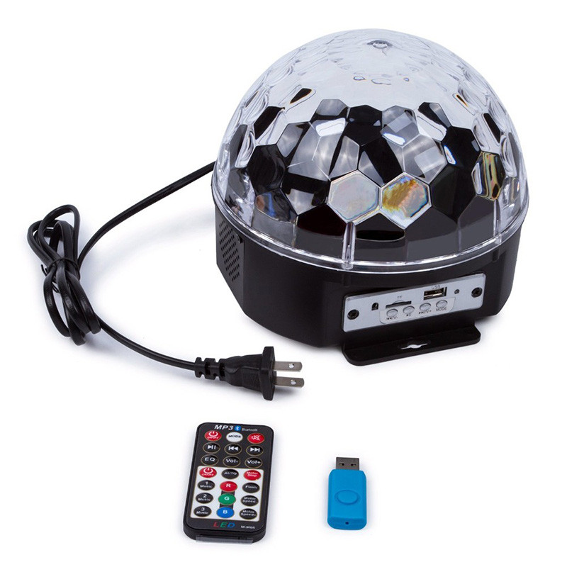 Crystal Bluetooth Led Magic Ball Light Stage Lighting Disco Laser Light Led Stage Lamp Sound Control Christmas Laser Projector (1)