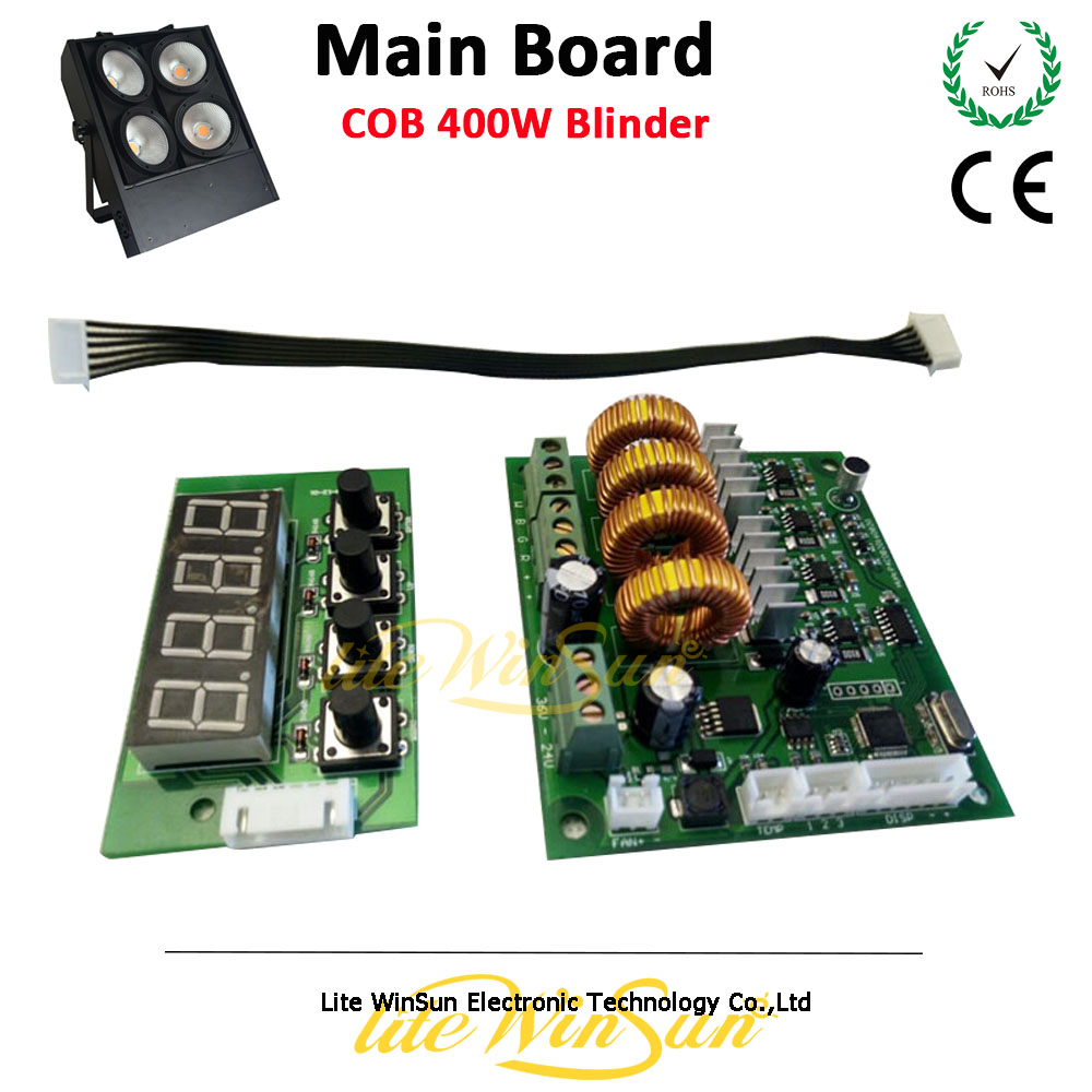 Litewinsune 4x100W COB Blinder Audience Lighting Mainboard Display Board Replacement Accessory