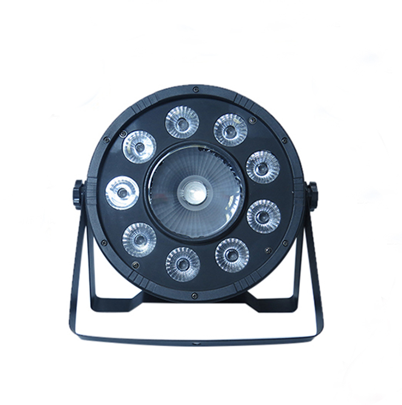 Led Uplight 10 RGB LED DMX512 LED PAR Can Stage Lighting for Wedding KTV DJ Bar Party Show 45W (1)