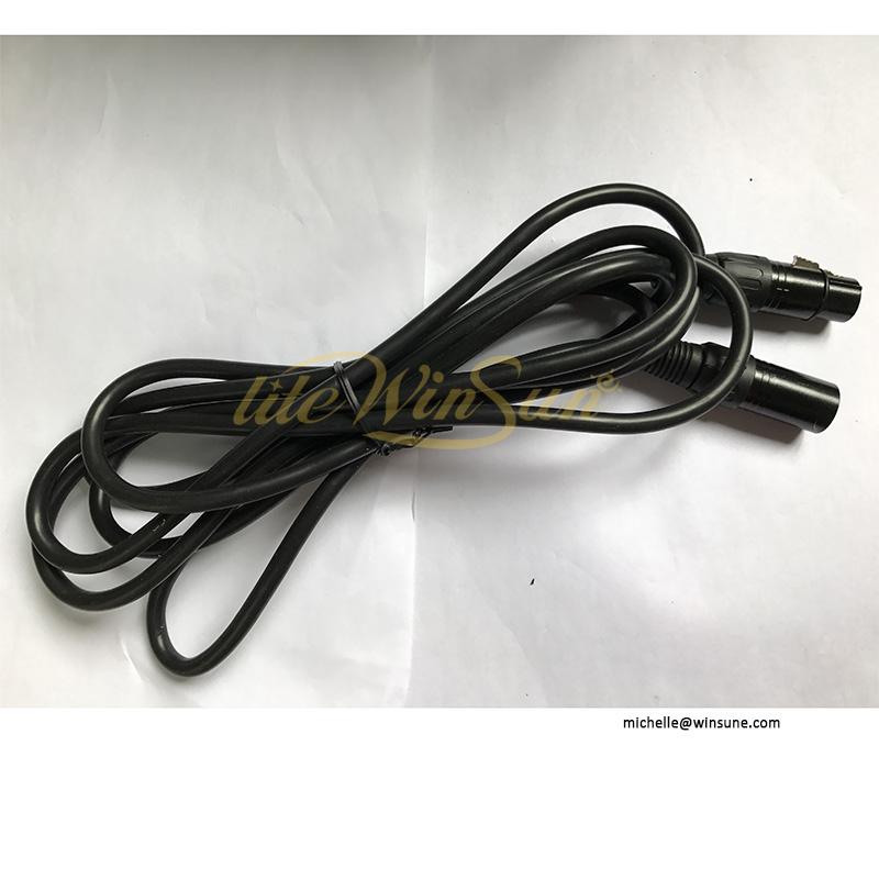 Hot-selling Three-pin XLR Microphone Male to Female CANNON Connector Audio stage lighting effect dmx (2)