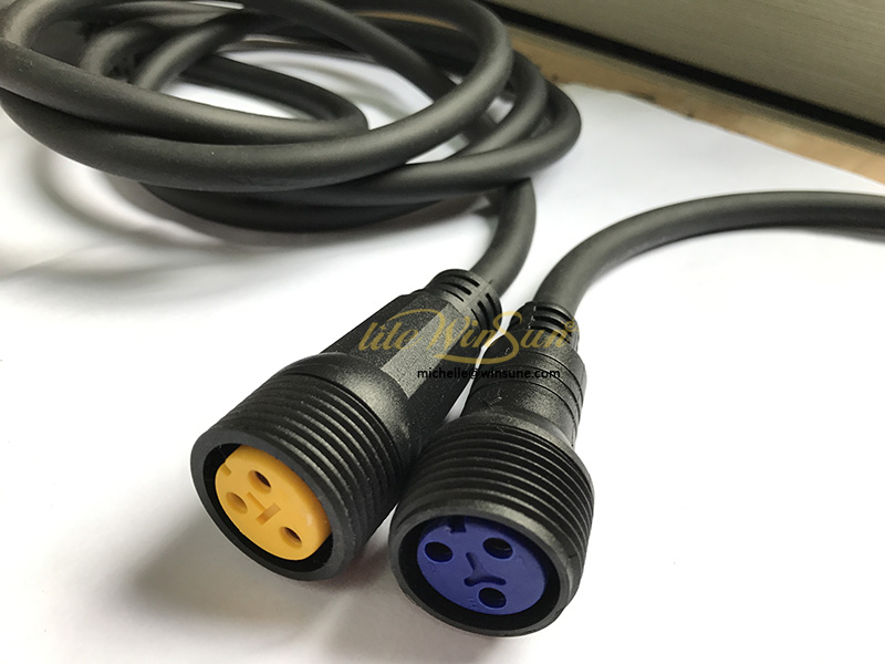 Litewinsune Free Ship Good Quanlity Extended Power Cable For Dmx Par Litewinsune Free Ship Good Quanlity Extended Power Cable For Dmx Par Led Light Waterproof Connectors Daisy