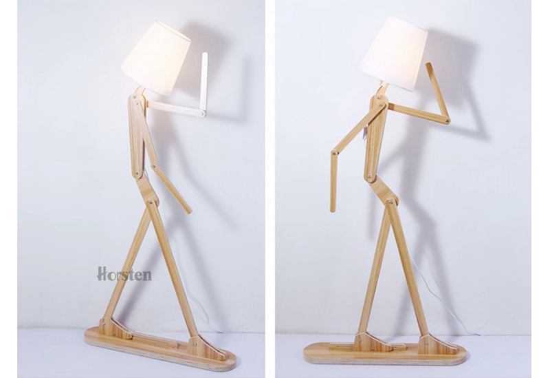 Japanese Style Creative DIY Wooden Floor Lamps Nordic Wood Fabric Stand Light For Living Room Bedroom Study Art Deco Lighting E27 (16)