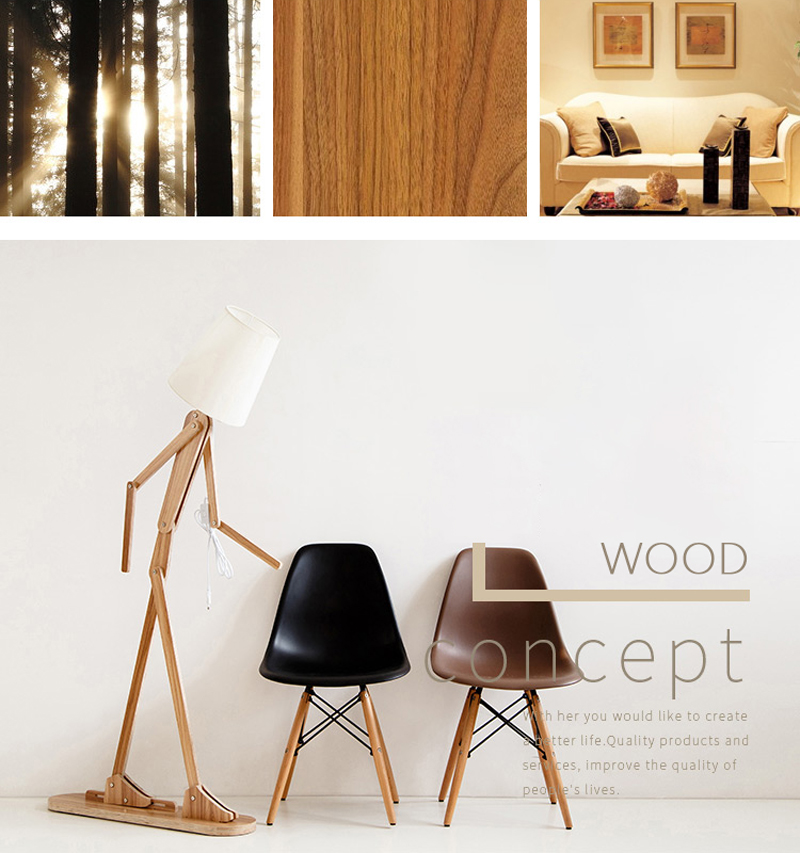 Japanese Style Creative DIY Wooden Floor Lamps Nordic Wood Fabric Stand Light For Living Room Bedroom Study Art Deco Lighting E27 (2)