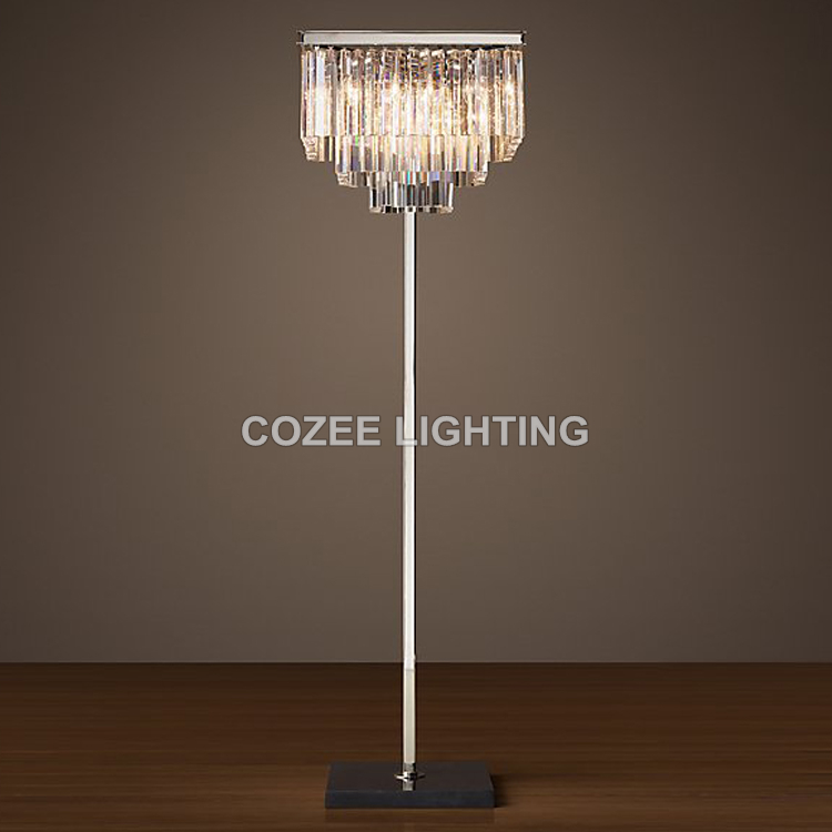 K9 Crystal Prism Floor Lamp Standing Lighting Led Light Indoor