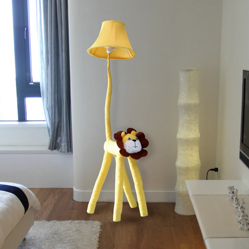 New Modern Cartoon Lion Design Cloth Floor Lamp For Kid 39