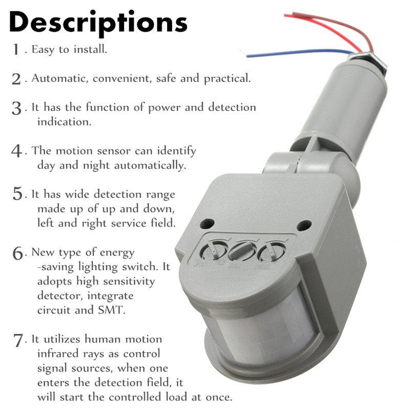 motion sensor 220v  (3)