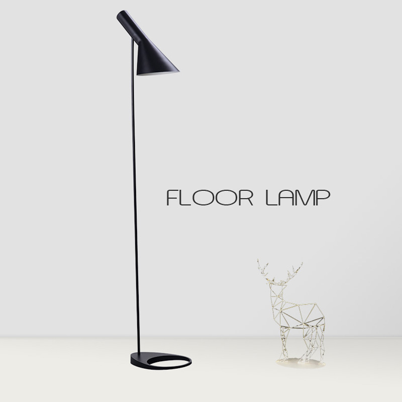 Horsten Nordic Modern Eye-Protective LED Floor Lamp Simple Black White Stand Light For Living Room Sofa Bedside Reading Piano Lamp (4)