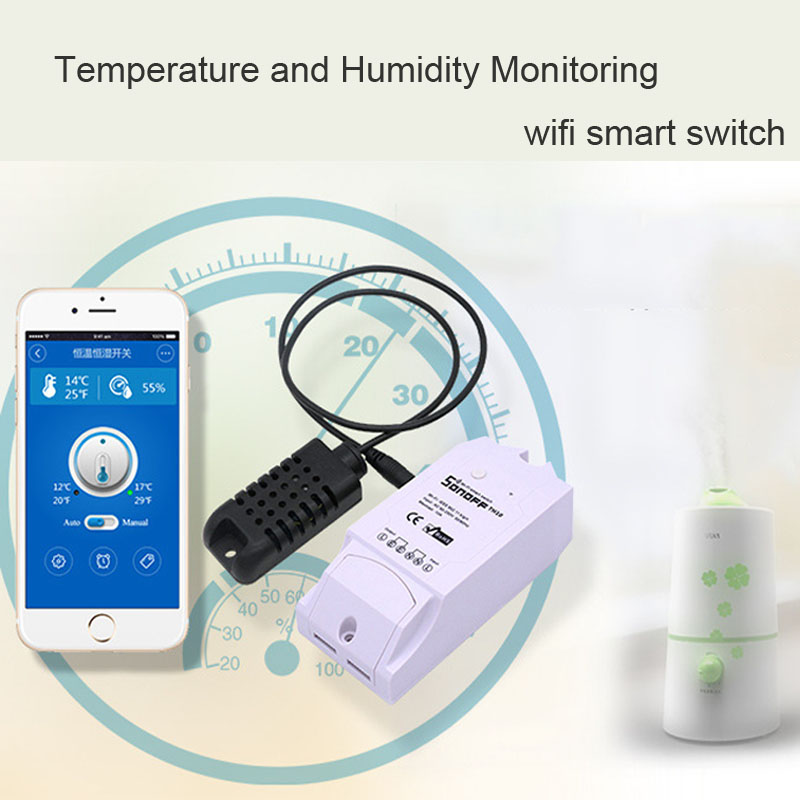 New-Sonoff-TH-10A-16A-Temperature-Humidity-Monitor-WiFi-Wireless-Smart-Switch-Control-Sensor-With-Timing