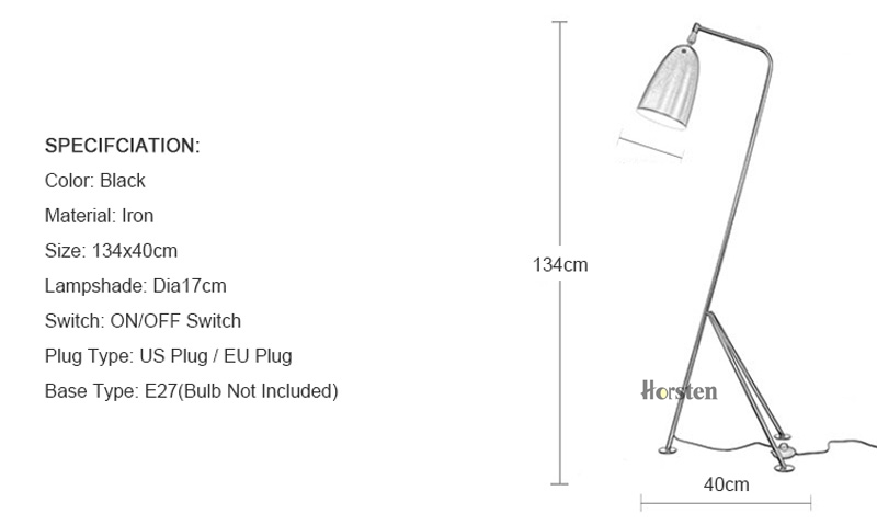 Modern Nordic Simple Bedroom Floor Lamp Loft Industrial Creative Iron Tripod Standing Lamp For Living Room Bar Cafe Restaurant (15)