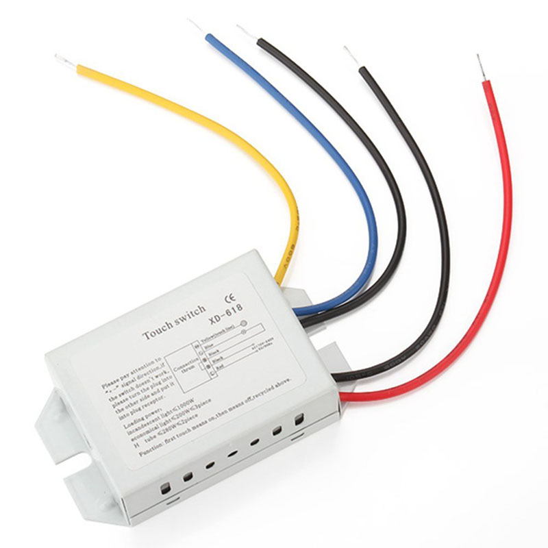 Professional Light 220V On/Off Touch Switch for LED Lamp Light Pipe XD ...