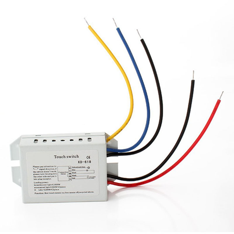 Professional Light 220V On/Off Touch Switch for LED Lamp Light Pipe XD ...