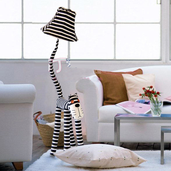 Lovely Morden Creative Fabric Cat Cartoon Floor Lamp Romantic