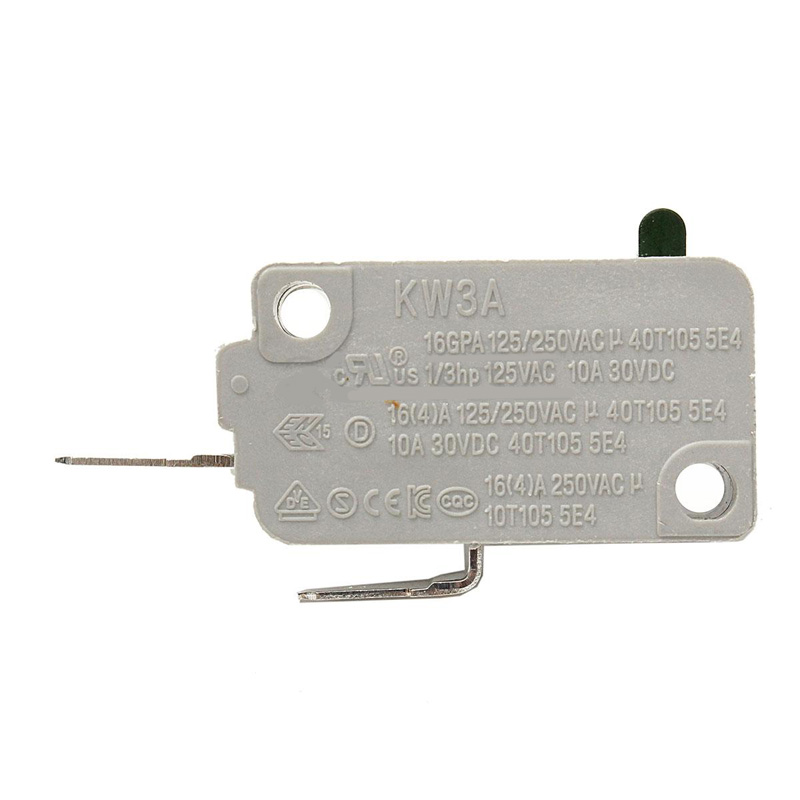 2Pcs Microwave Oven KW3A Door Micro Switch Normally Open for Microwave Door Switches Tool 125V / 250V