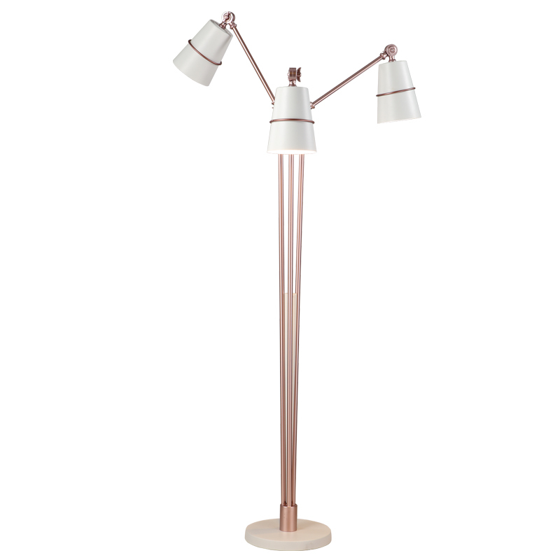 Modern Design Stand Floor Lamps For Living Room Bedroom 3 Heads Modern Design Stand Floor Lamps For Living Room Bedroom 3 Heads Adjule Quality Sofa Backside Standing