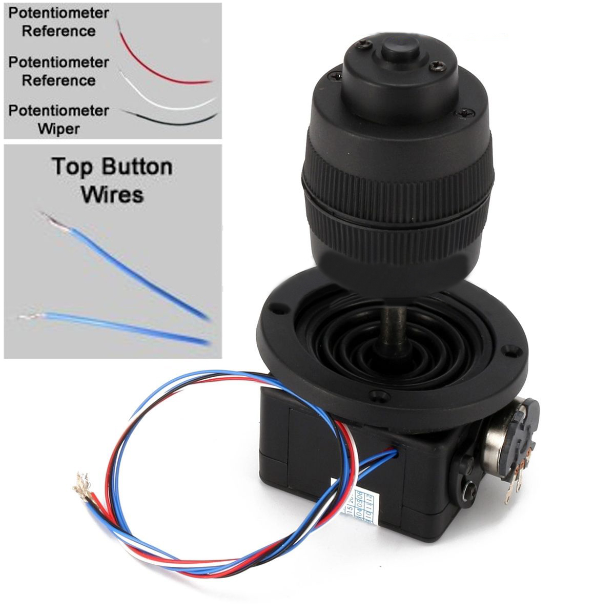 1pc Durable 4-Axis Joystick Potentiometer Button For JH-D400X-R4 10K 4D with Wire Black