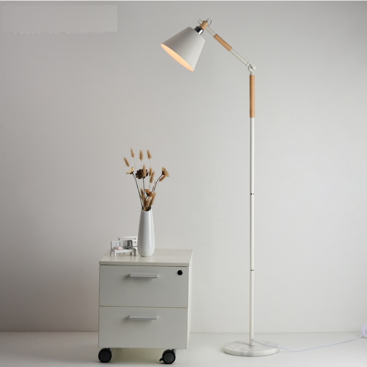 Sweden-Design-175cm-Floor-Lamp-with-Adjustable-Wood-Arm-Iron-Stem-and-Marble-Base