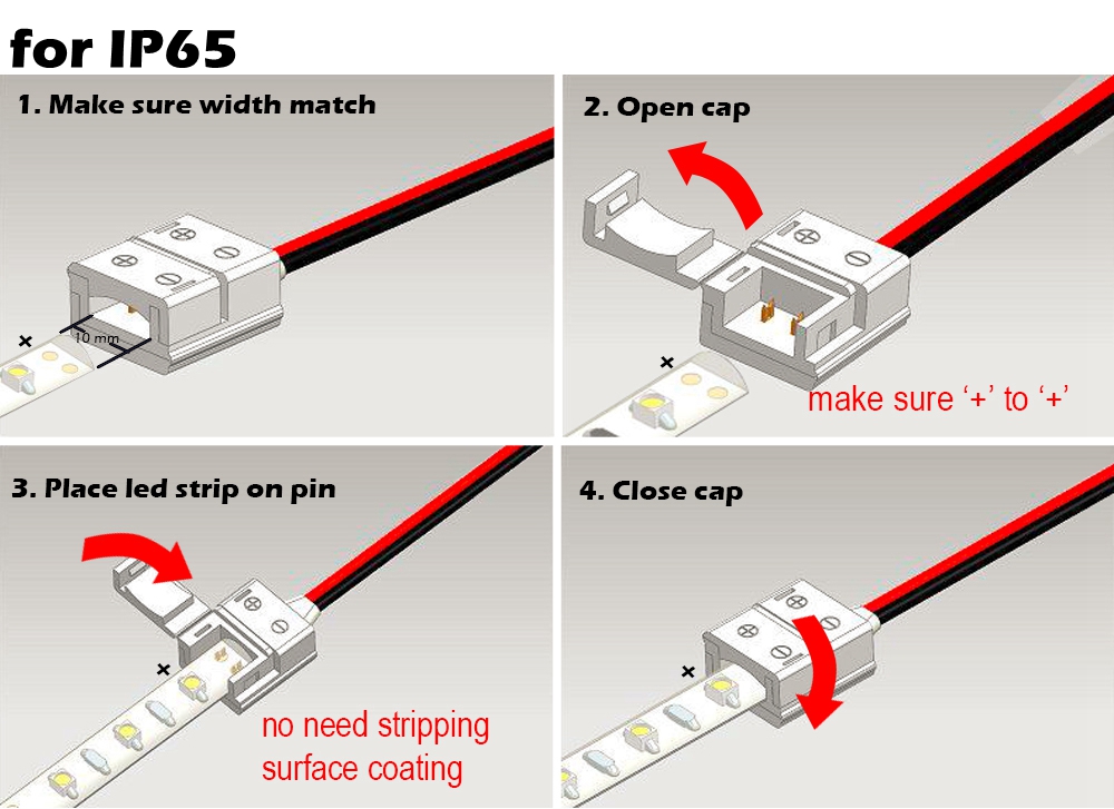 How to connect led strip-DJ1