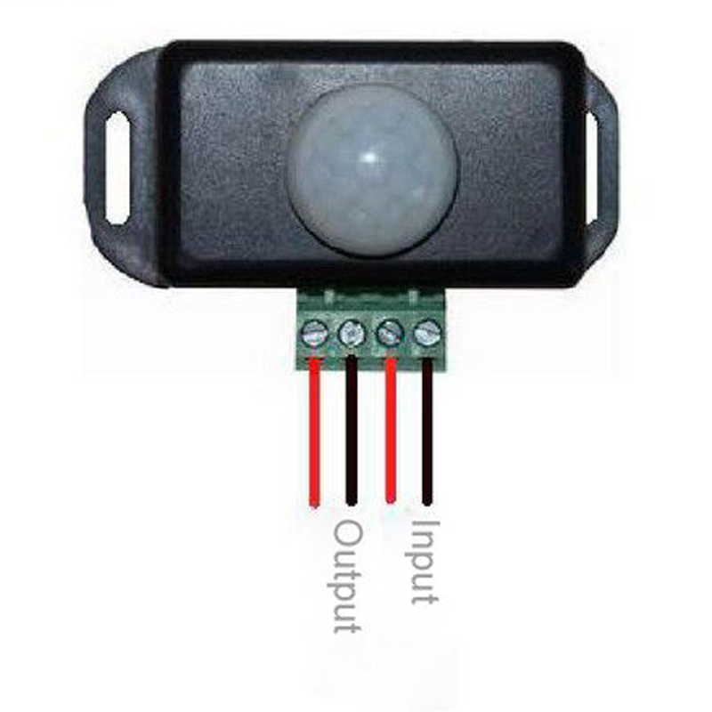 Mayitr Automatic Infrared PIR Motion Sensor Switch Detector For LED Light Strip Lamp DC 12V-24V 8A