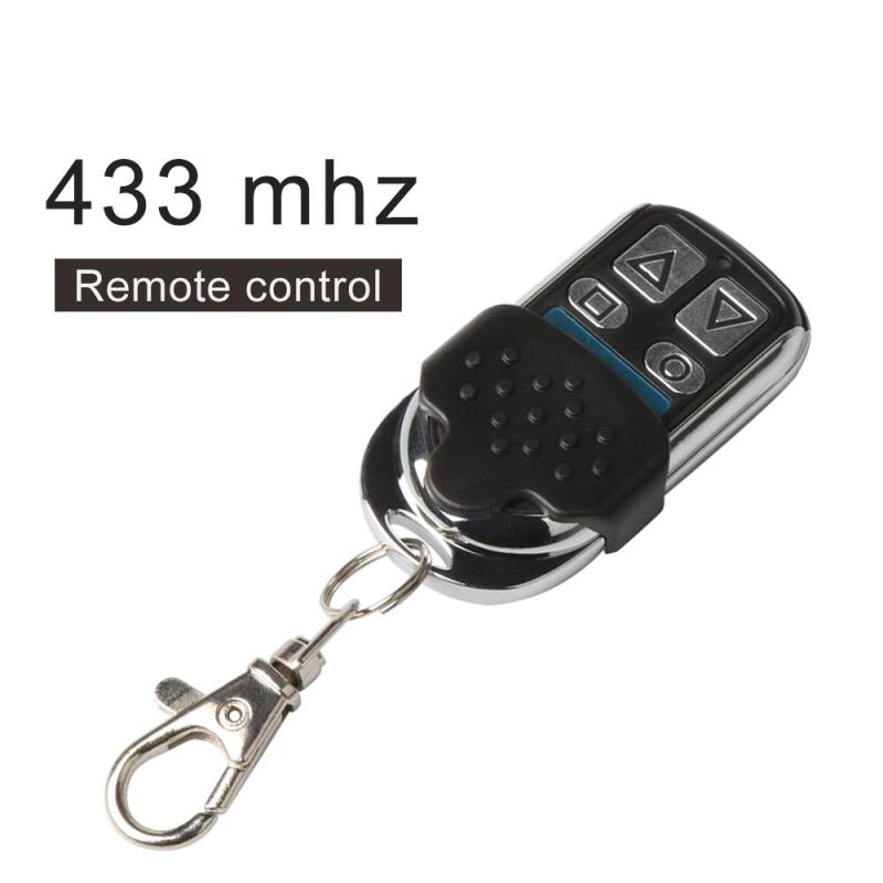 Universal 433MHz for Curtain Control Motorcycle Remote Control perfk 4 Buttons Cloning Electric Garage Door Remote Control Key Fob
