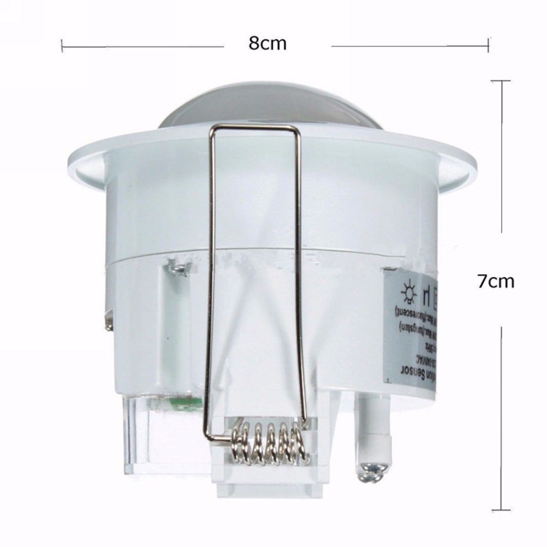 Mayitr 220V PIR Infrared Body Motion Sensor Detector Lamp Light Switch 360 Degree Ceiling Detector Switching
