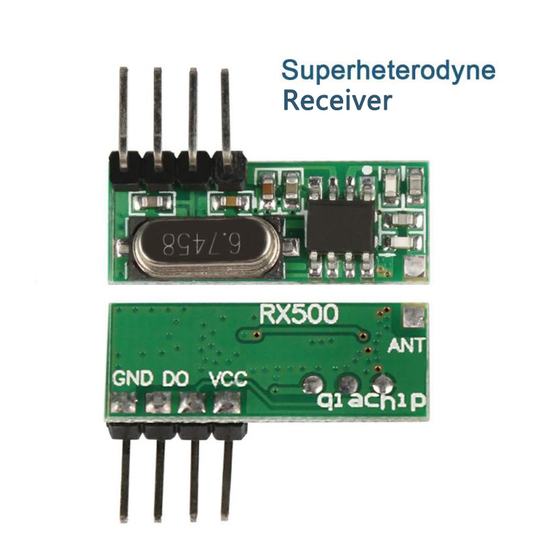 1PC RX500A 433mhz Superheterodyne RF Relay Wireless Receiver Module BBJB