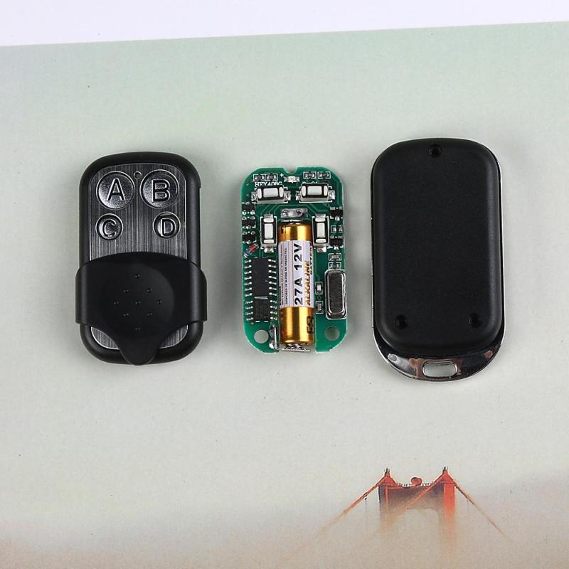 Qiachip 433mhz Dc 12v 4 Ch On Rf, Garage Door Remote Control Battery