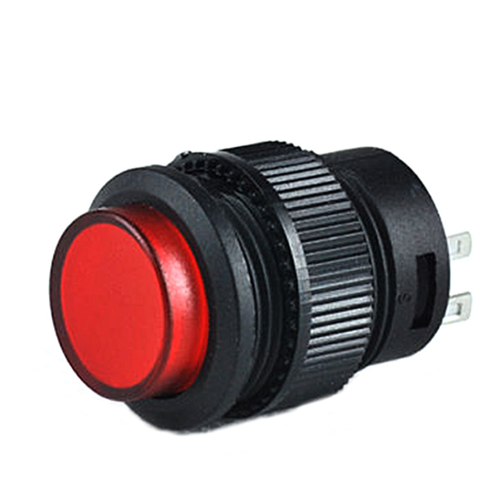 2Pcs R16-503AD OFF-ON LED Light Self-locking Latching Push Button Switch Z+q