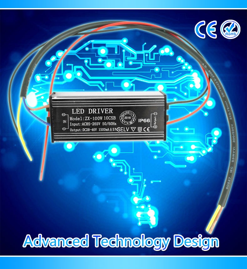 Waterproof LED Driver AC220V 10W 20W 30W 50W 70W Input AC180