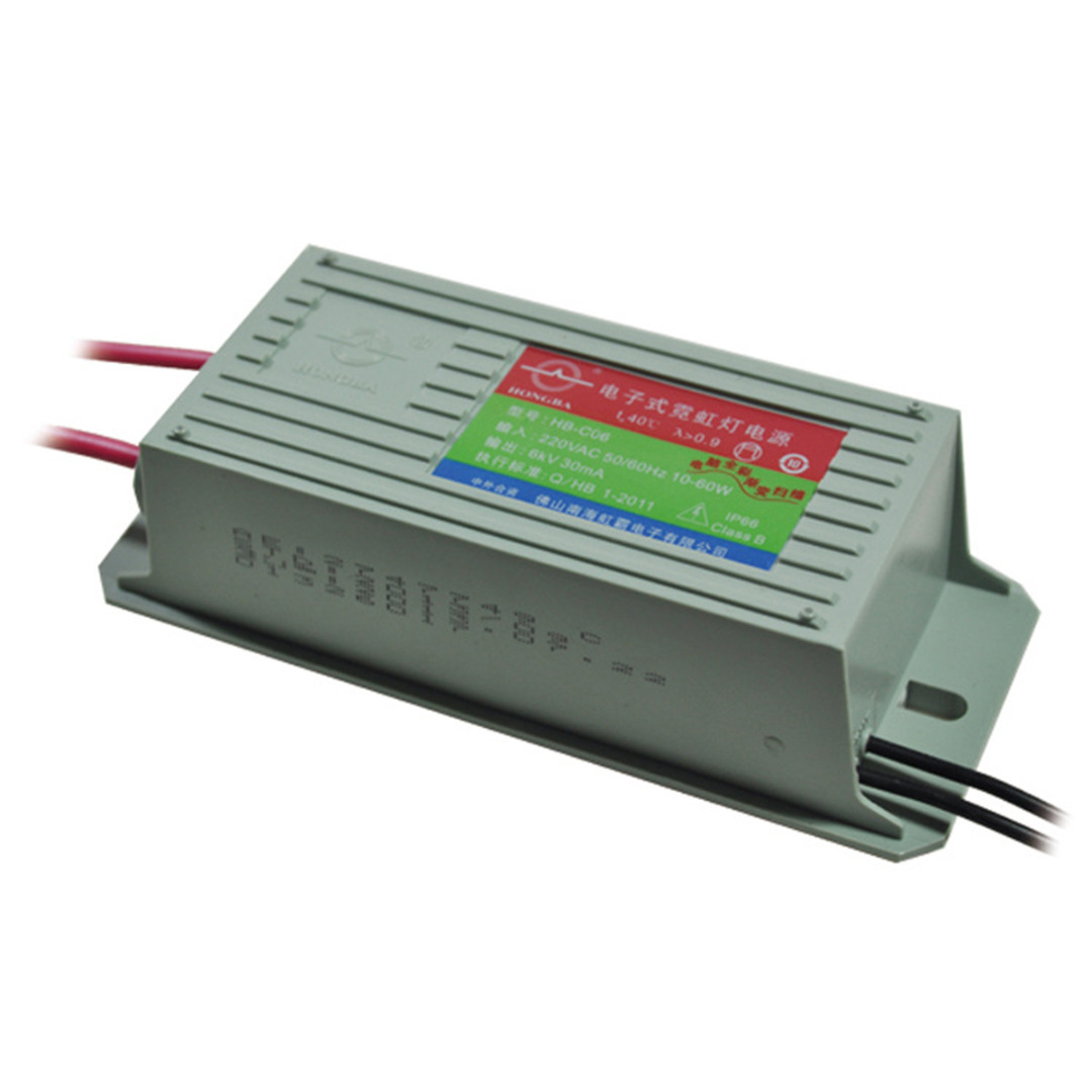 1pc HB-CO6 Neon Electronic Transformer Waterproof Neon Power Supply Rectifier 6KV 60W 30mA