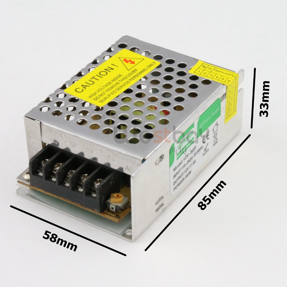 3A 12V power supply unit