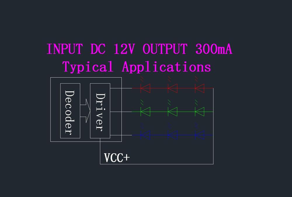 12V 300mA