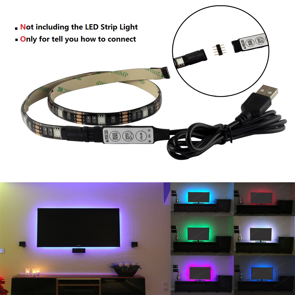 5V-USB-LED-Tape-Strips-for-TV