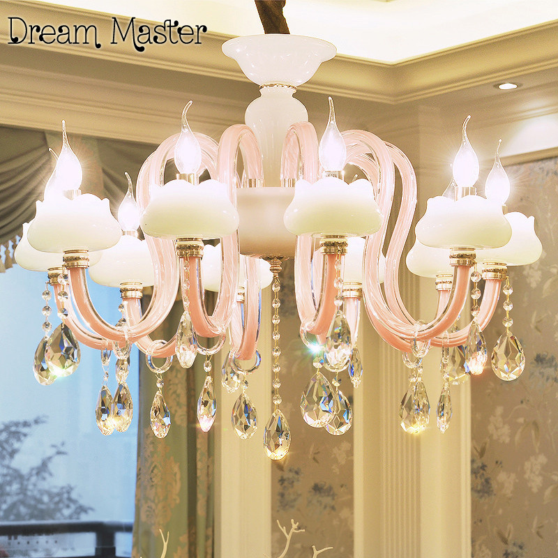 European Style Luxury Crystal Chandelier Restaurant Candle