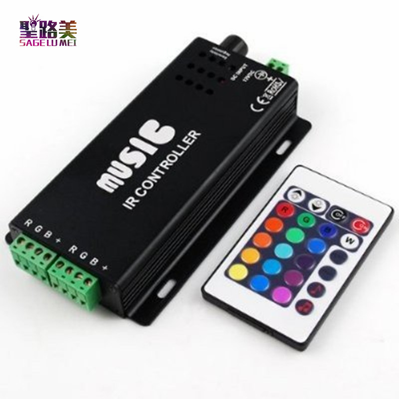 2016-best-price-1-pcs-DC12-24V-24-Keys-music-controller-IR-remote-RGB-controller-for