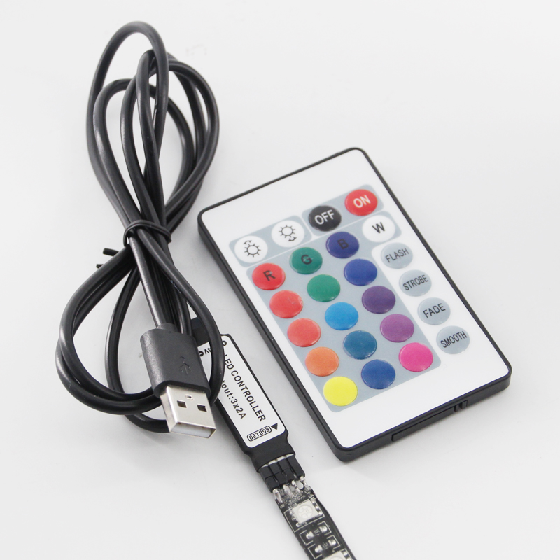 USB-Led-Controller-24-Keys-IR-RGB-Controler-LED-Light-IR-Remote-Controller-Dimmer-DC-5V (4)