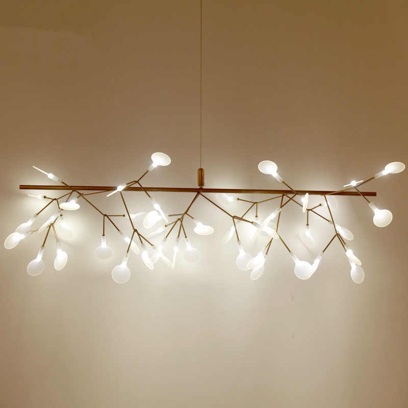 Nordic Led Firefly Chandelier Ceiling Fixture Flower Tree