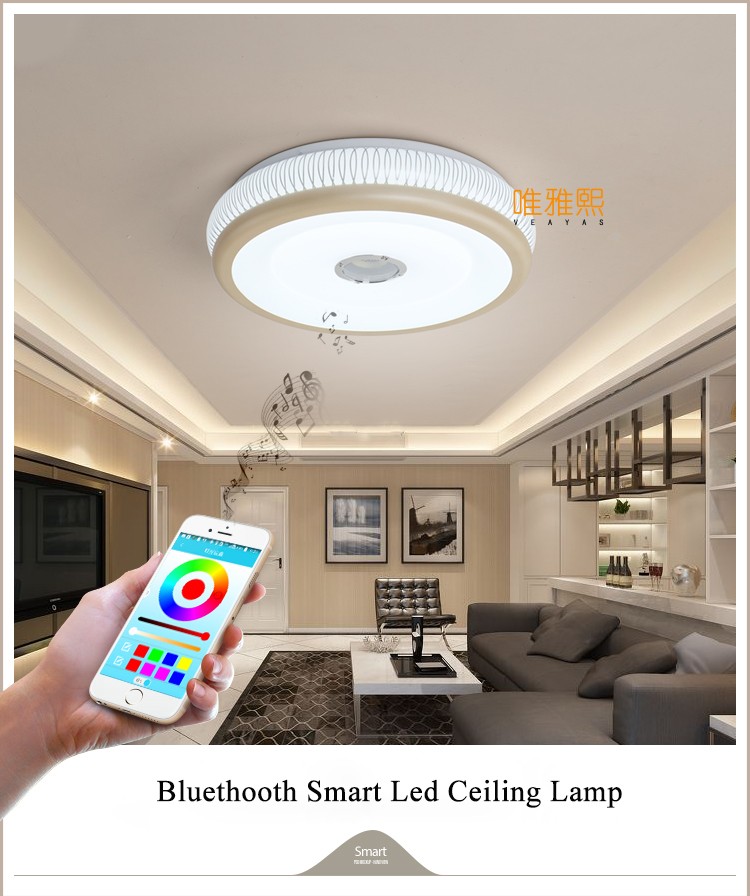 bluetoth music led ceiling ceiling fixture YH-613 (3)_A