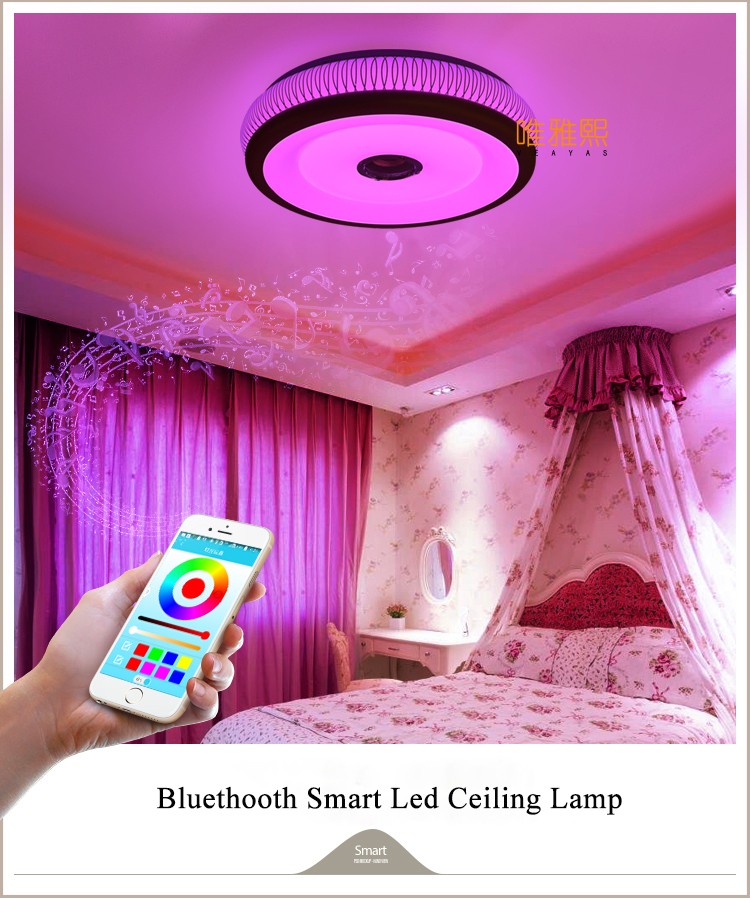 bluetoth music led ceiling ceiling fixture YH-613 (6)_A