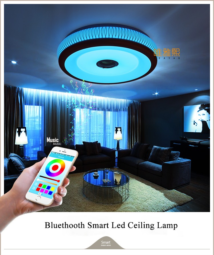 bluetoth music led ceiling ceiling fixture YH-613 (4)_A