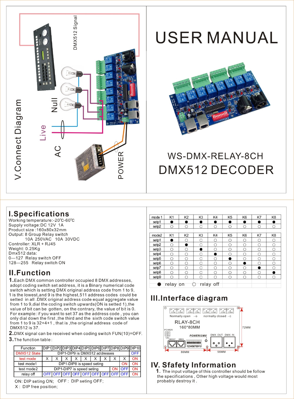 WS-DMX-RELAY-8CH