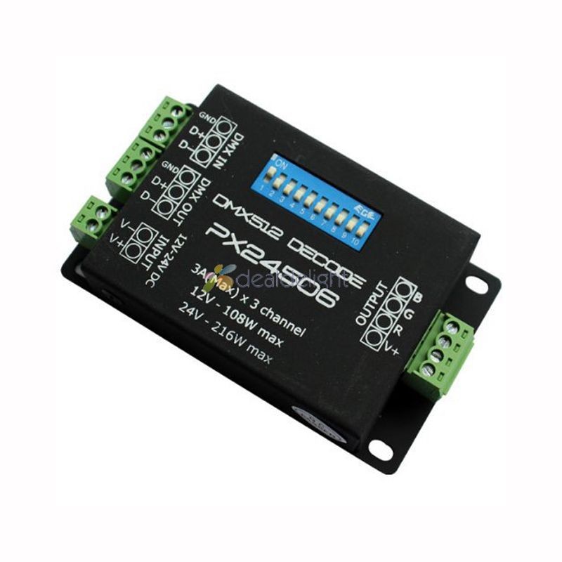 PX24506-DMX-512-Decoder-3x3A-DMX-controller-12V-24V-RGB-LED-Lights-Free-Shipping (4)