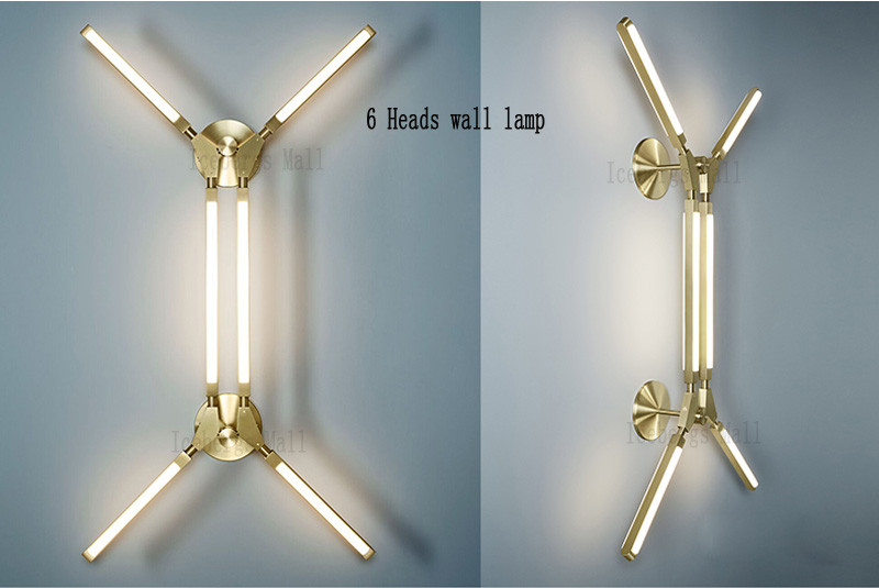 Nordic PRIS Baton Aluminum LED Chandelier Lighting Modern Golden Chandeliers Sitting Room Dining-room Bedroom LED Lamp5