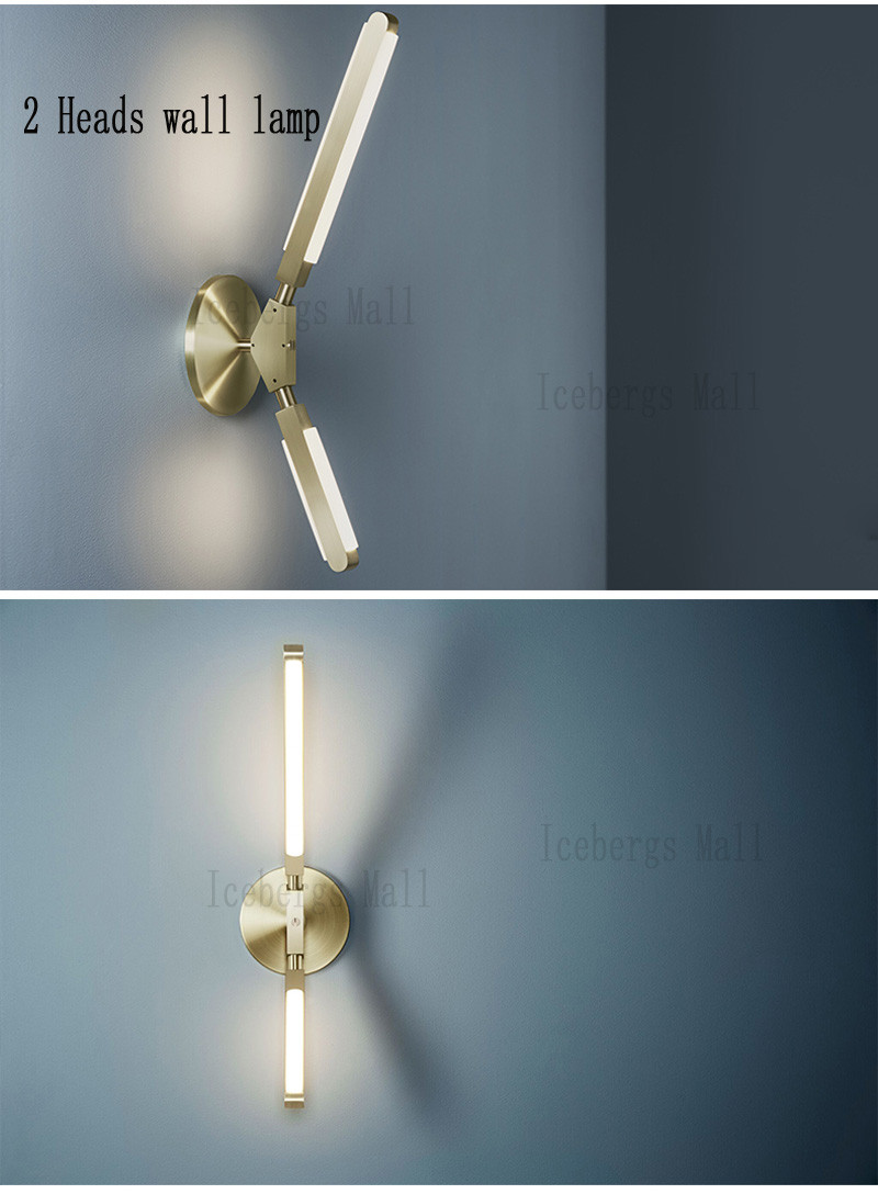 Nordic PRIS Baton Aluminum LED Chandelier Lighting Modern Golden Chandeliers Sitting Room Dining-room Bedroom LED Lamp1