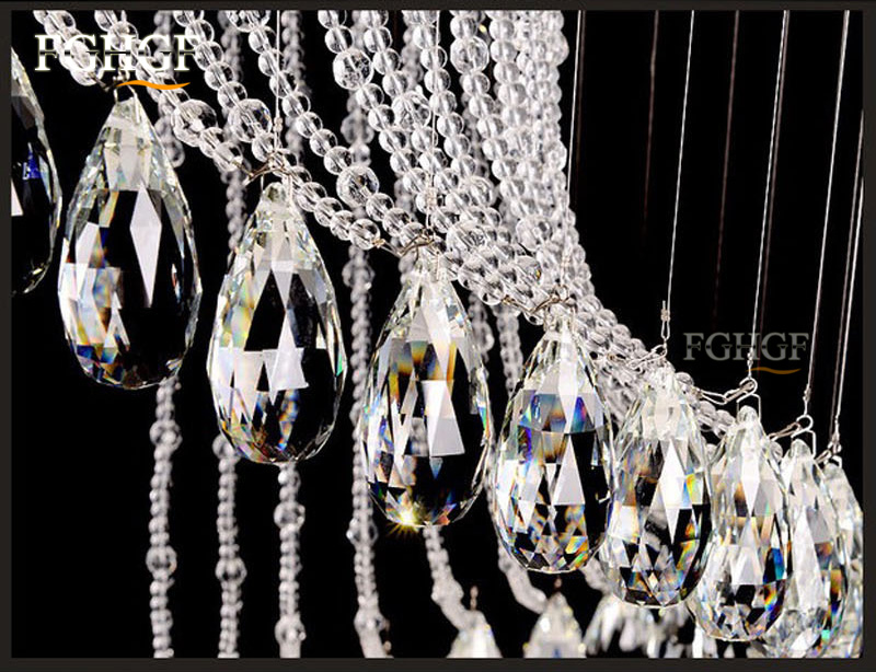 Modern Crystal Chandelier Large Size Crystal Chandeliers Spiral Lamp Long Stair Lustres Lighting Fixture for Foyer Hotel Villa (5)